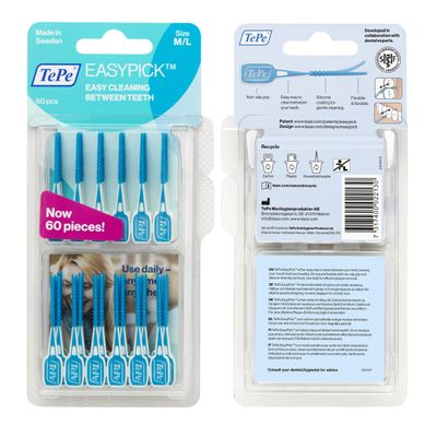 TePe EasyPick Hammastikku Koko M/L Sininen 60 kpl