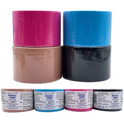 Pharmacare kinesioteippi 5 cm x 5 m beige 1 rll