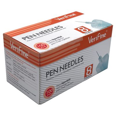 VeriFine kynäneulat 100 kpl Koko 31G x 8mm