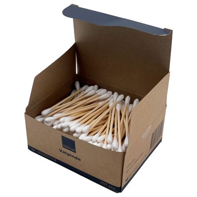 ABENA vanupuikko 7,5 cm rasiassa bambu / puuvilla 200 kpl