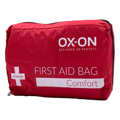 OX-ON ensiapulaukku punainen nailon DIN13164 standardin mukainen 1kpl