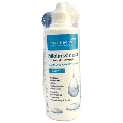 Pharmacare Piilolinssineste250ml+kot1kpl