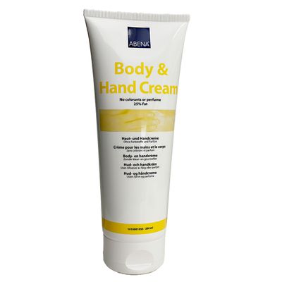 Abena iho- ja käsivoide hajusteeton 200 ml / 25 %