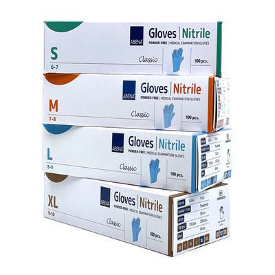 ABENA Classic Nitriilikäsine sininen 100kpl S