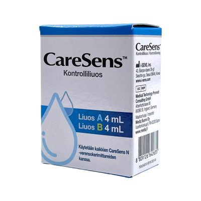 CareSens N kontrolliliuos