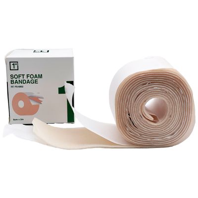 1Aid Soft Foam laastari/side 6 cm x 2 m