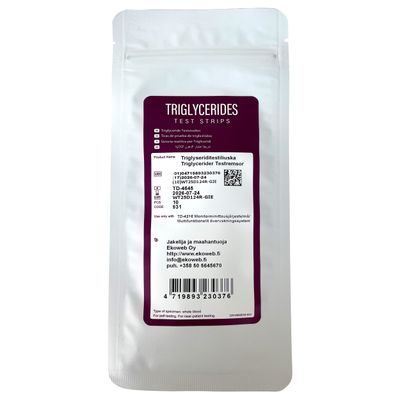XPER Triglyseriditestiliuska (TG) 10 kpl