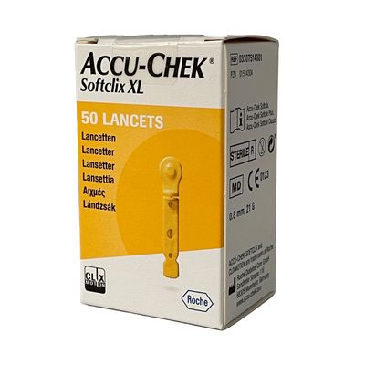 Accu-Chek SoftClix lansettipakkaus (50 kpl, 21G) Accu-Chek SoftClix lansettipakkaus (50 kpl, 21G)
